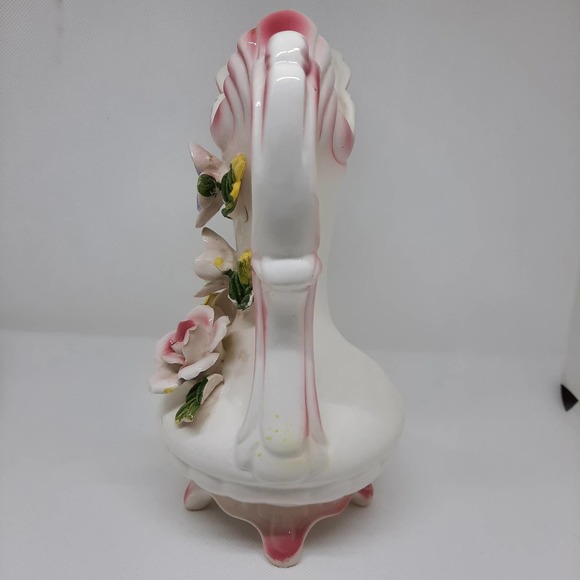 5 For $20.00 Vintage Decorative Pitcher Pink, Blue and Yellow flowers - Picture 4 of 14